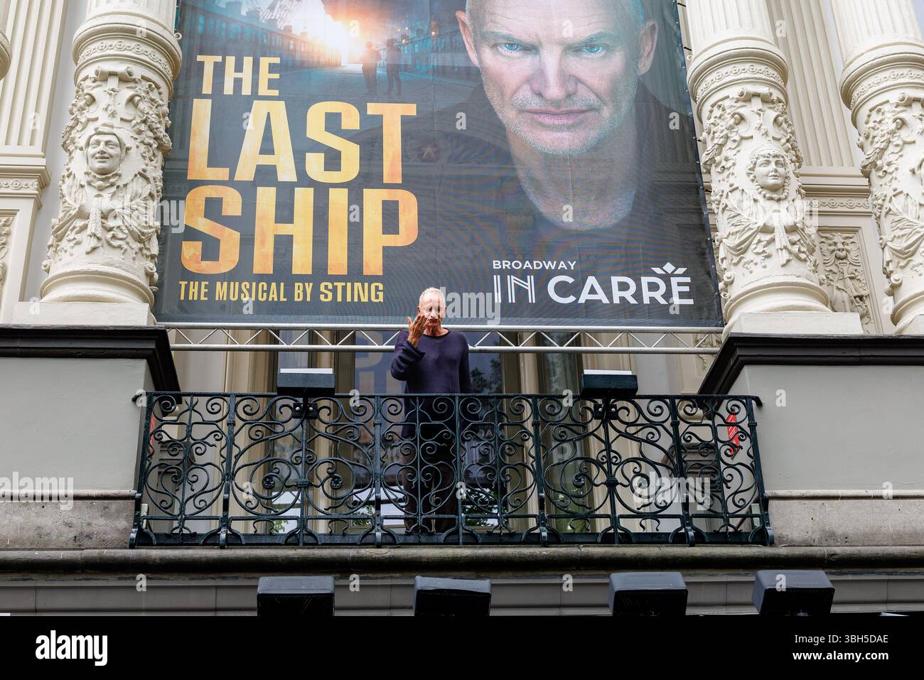 Pays-Bas, 2025-06-05 14 :29 :01 NLD/Amsterdam/20250605 - Sting arrive au Théâtre Royal carré pour sa comédie musicale The Last ShipPictured : StingPhotographer : NL Beeld / ArjoFrank Fotografie crédit : NL Beeld / Arjo Frank - Inc Banque D'Images