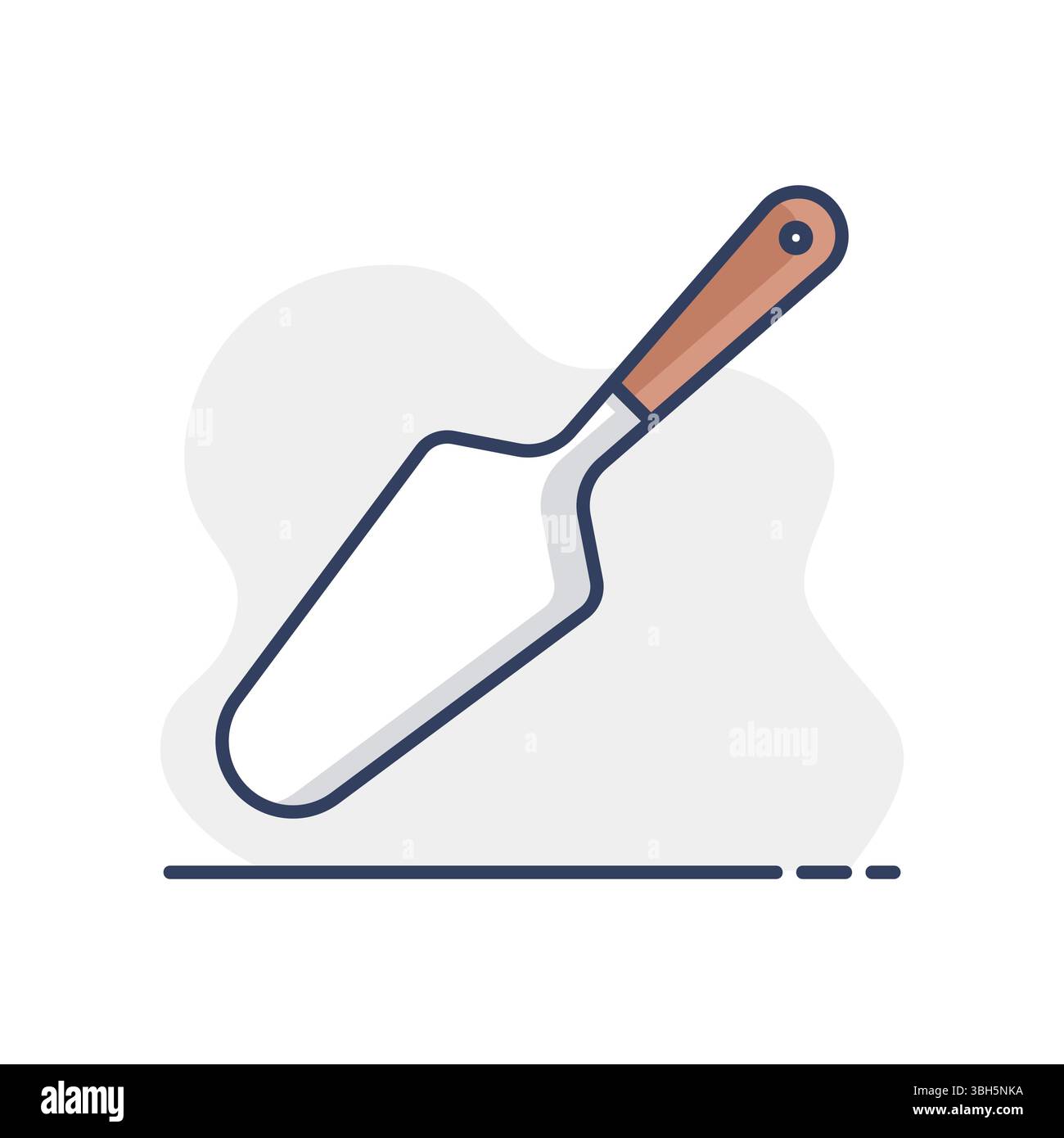 Icône représentant un vecteur d'ustensile pour serveur gâteau et tarte. Appareils de cuisine. Symbole graphique pour la conception du site Web de cuisine, le logo, l'application, l'interface utilisateur Illustration de Vecteur