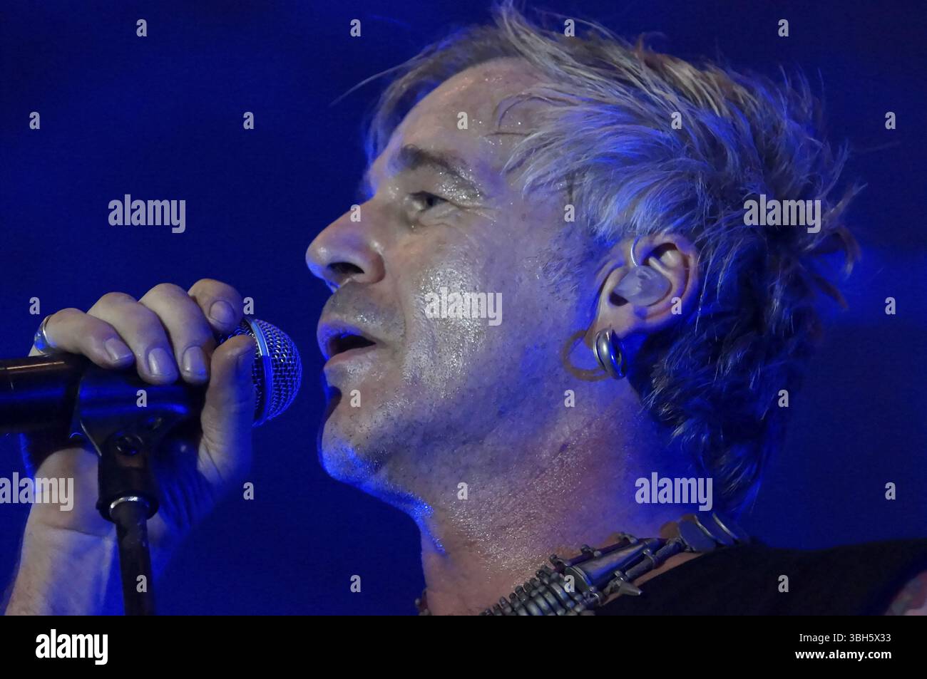 Le groupe médiéval à Extremo dans la Sporthalle Hambourg, 01.11.13, Michael Robert RHEIN (chant), Hambourg, Allemagne, Europe Banque D'Images