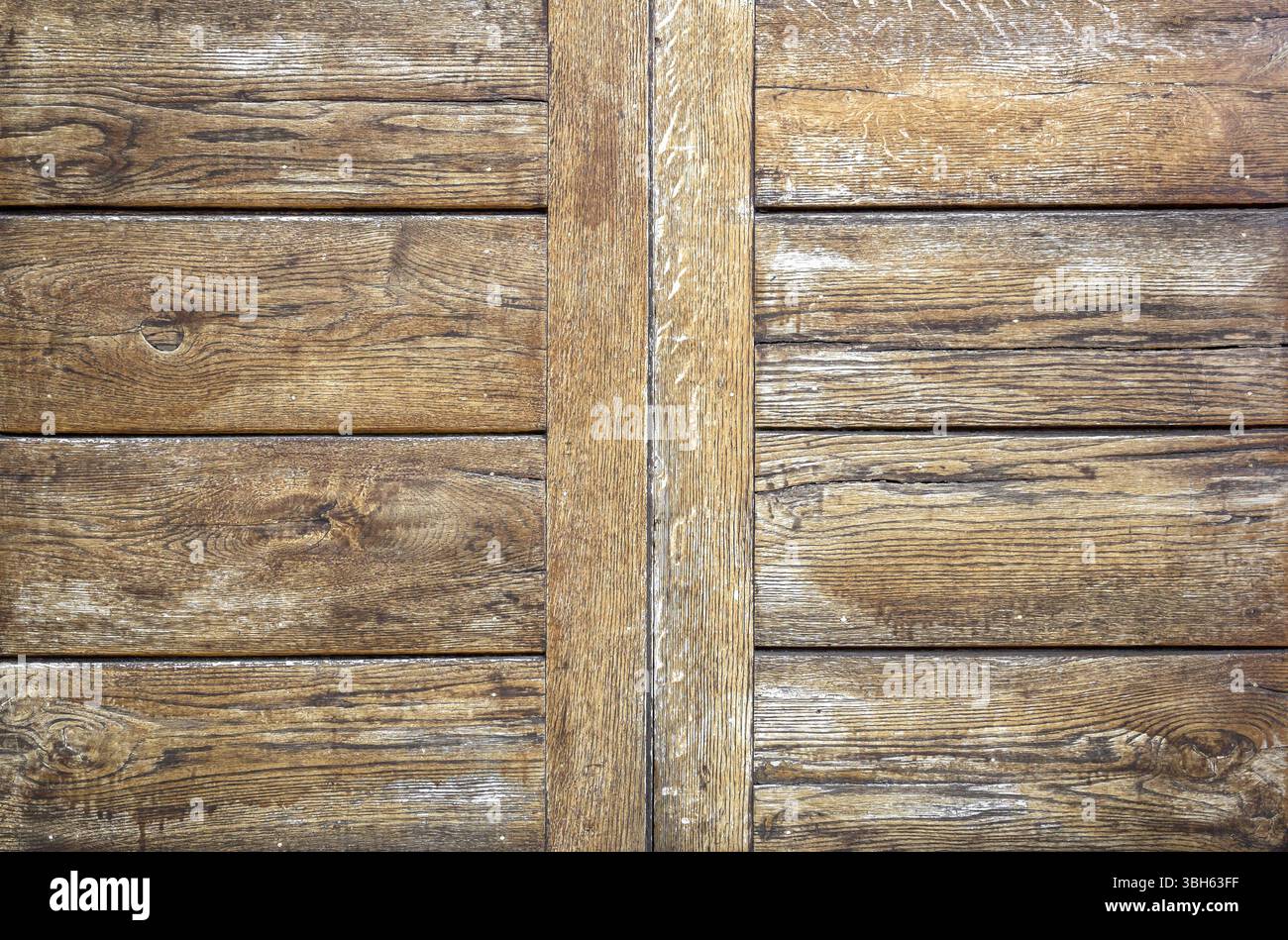Fond de table en bois, vue de dessus Banque D'Images