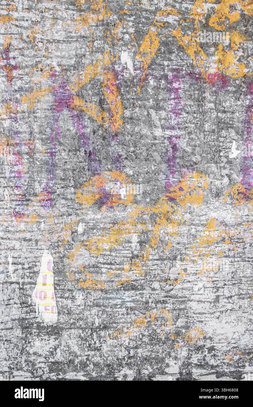 Textures et arrière-plans grunge. Vieilles affiches et papier froissé. Papier déchiré. Prêt pour votre travail créatif Banque D'Images