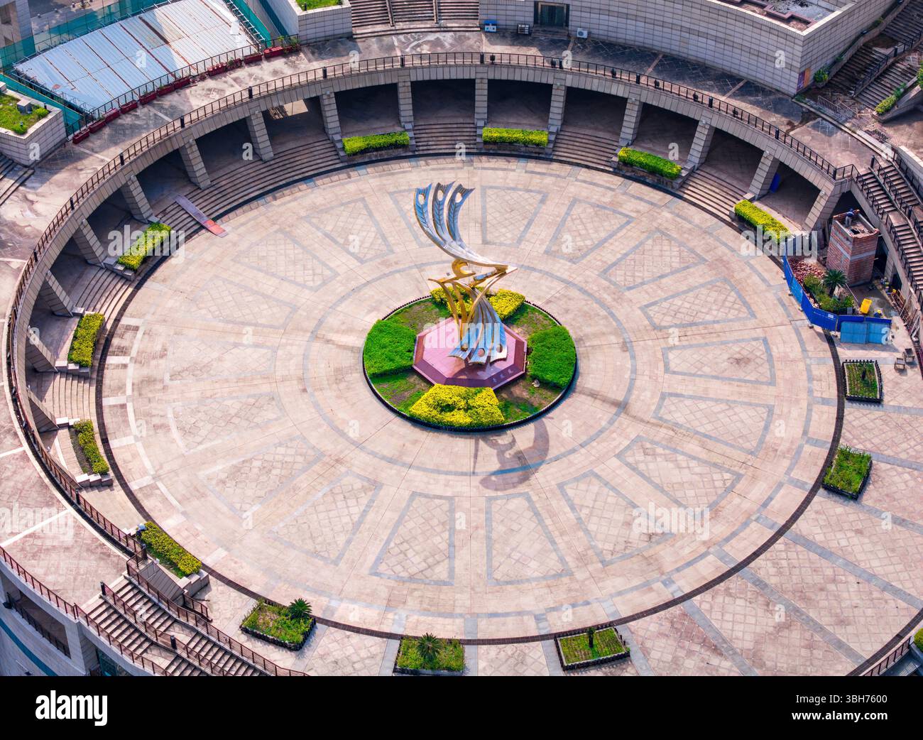 Parc de Xichenglou, ville de Dongguan, province du Guangdong, Chine Banque D'Images