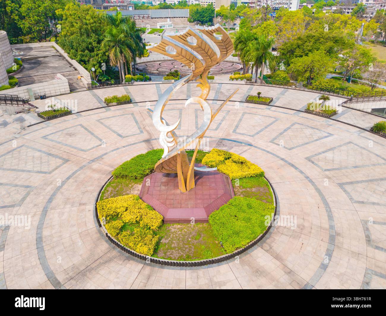 Parc de Xichenglou, ville de Dongguan, province du Guangdong, Chine Banque D'Images