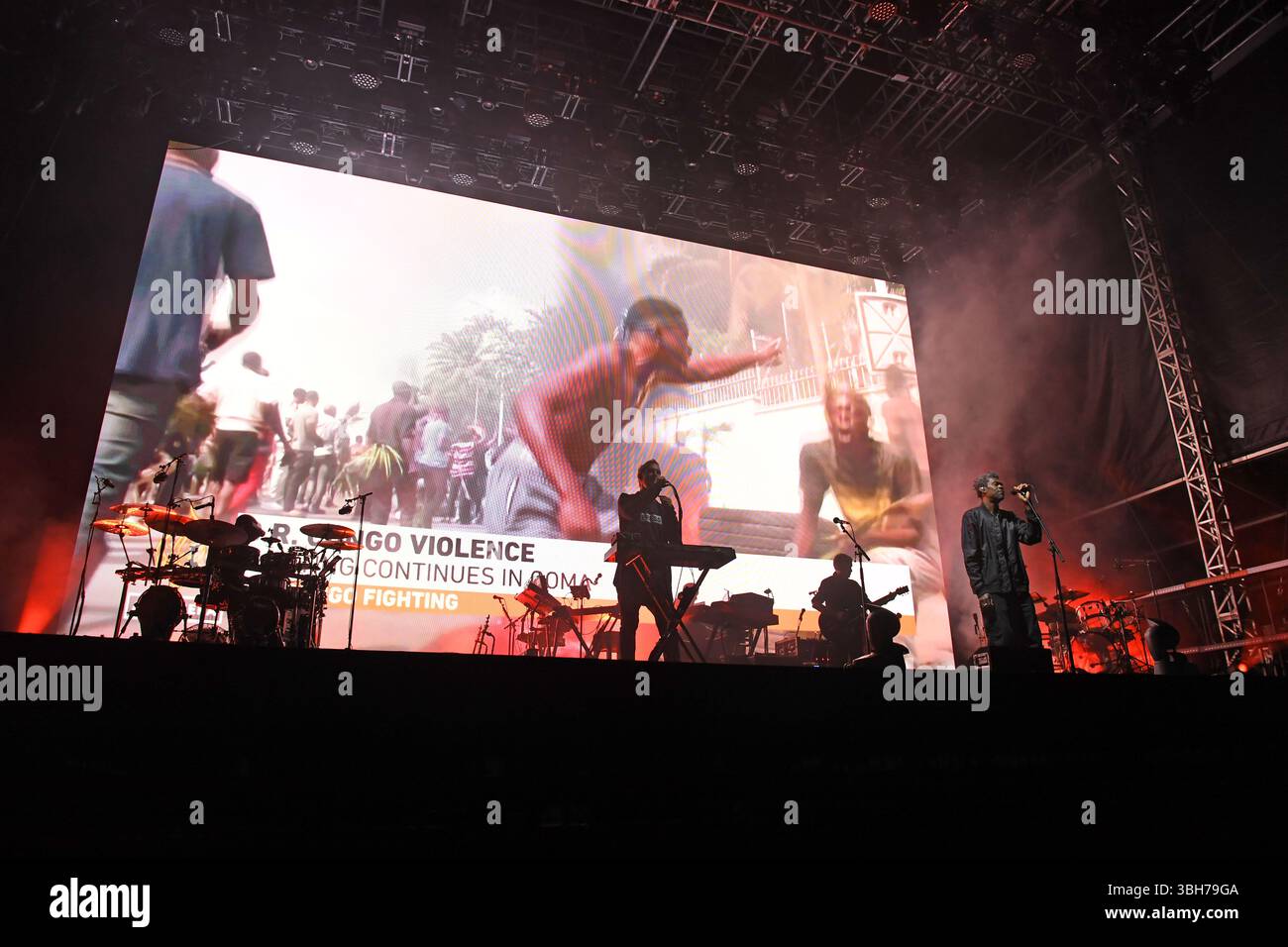 LONDRES, ANGLETERRE - 06 JUIN : 3D et Daddy G de « massive Attack » se produisant au LIDO Festival, Victoria Park le 06 juin 2025 à Londres, Angleterre.Cap/Mar ©Mar/Capital Pictures Banque D'Images