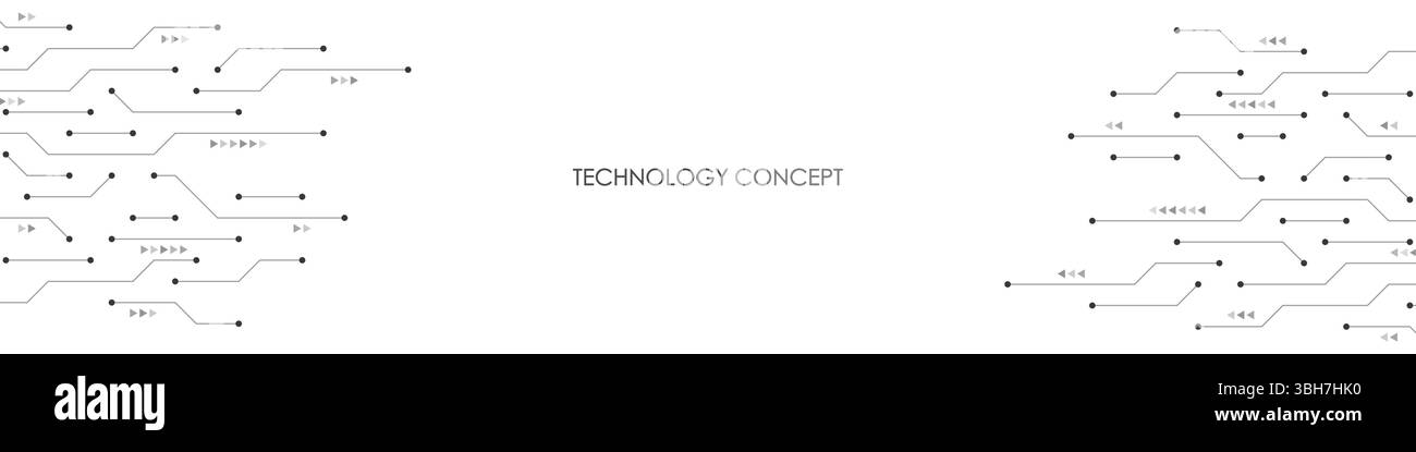 Texture de carte de circuit imprimé avec concept de technologie de communication. Illustration de Vecteur