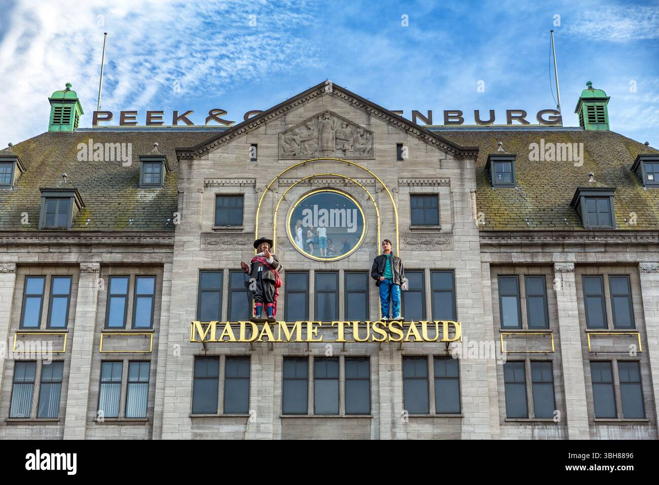Amsterdam, pays-Bas - 7 juillet 2014 : extérieur du bâtiment Madame Tussaud à Amsterdam. Un musée de cire qui représente des modèles réalistes de famou Banque D'Images