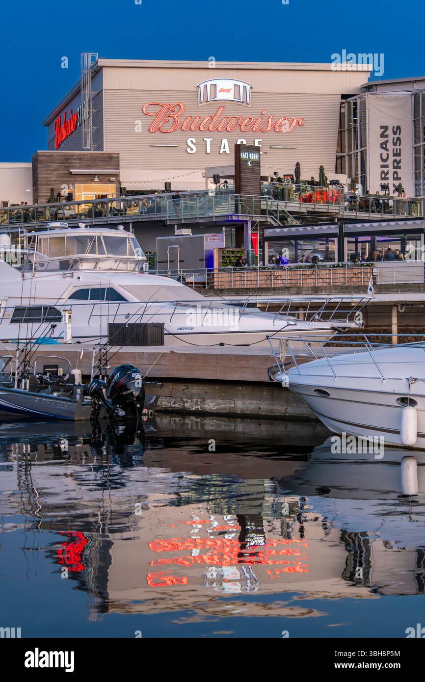 Budweiser Stage - lieu de spectacle musical populaire à Toronto, Ontario Banque D'Images