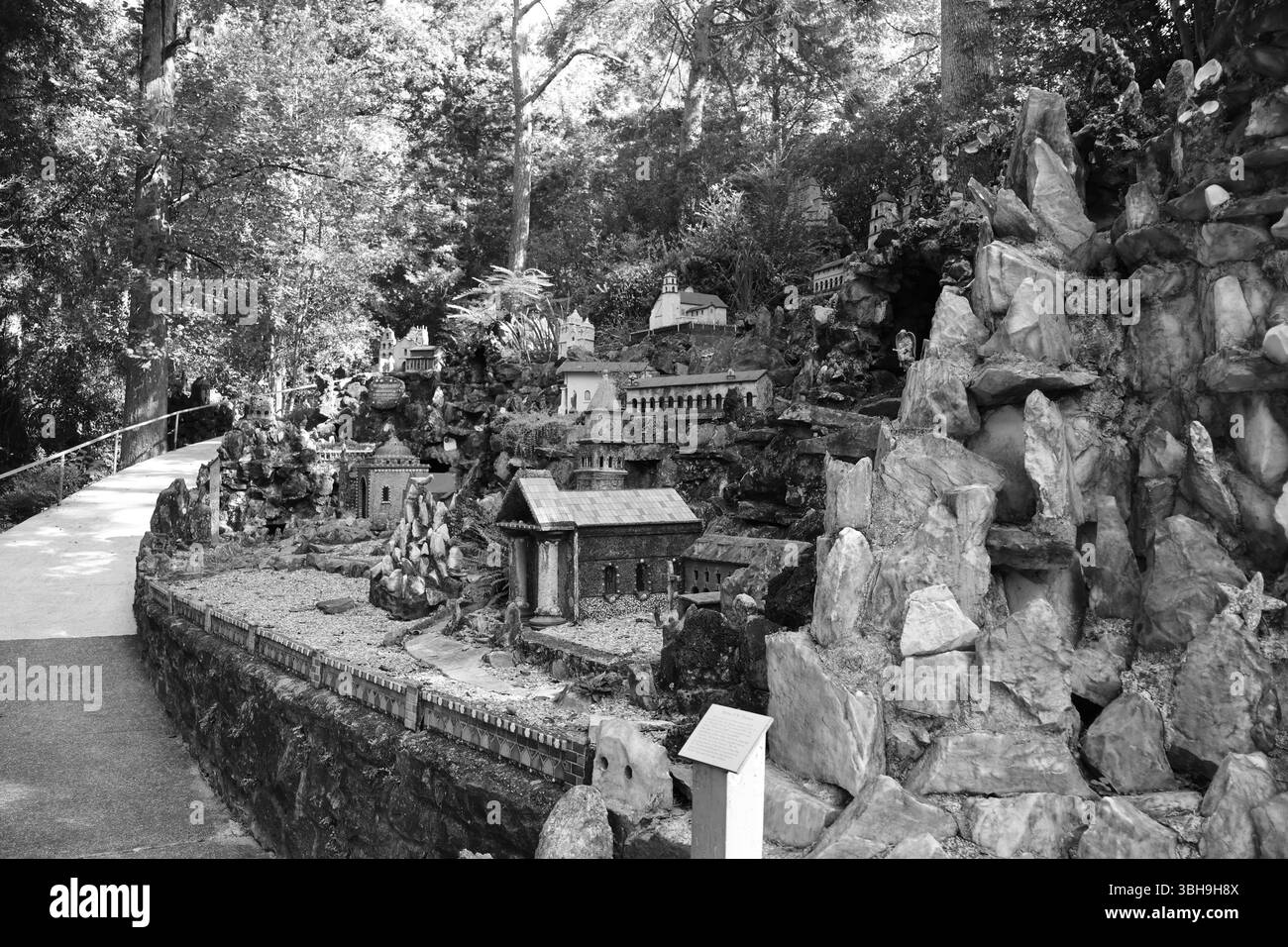 Cullman Alabama USA 17 août 2023 Ave Maria Grotto lieu touristique éditorial Banque D'Images