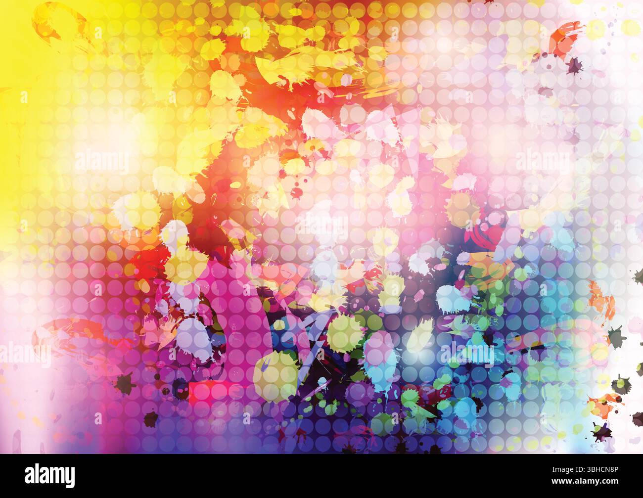 Fond d'aquarelle abstrait avec des éclaboussures douces Illustration de Vecteur