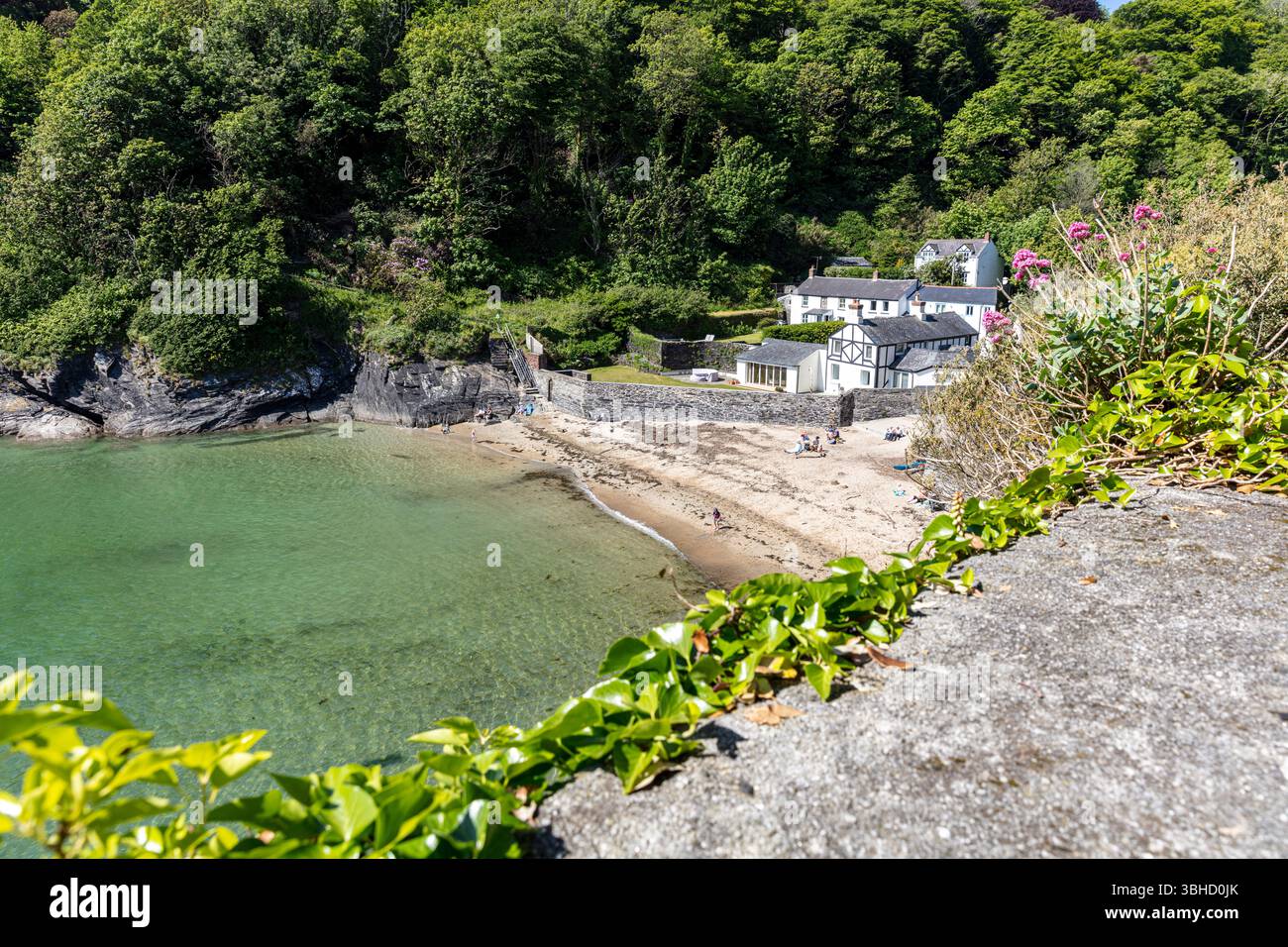 Plage de Readymoney, Fowey, Cornouailles, Angleterre, plage, plages, Cornouailles, Readymoney Beach Fowey, Readymoney Cove, crique, Coves, Readymoney Cove Fowey, Banque D'Images