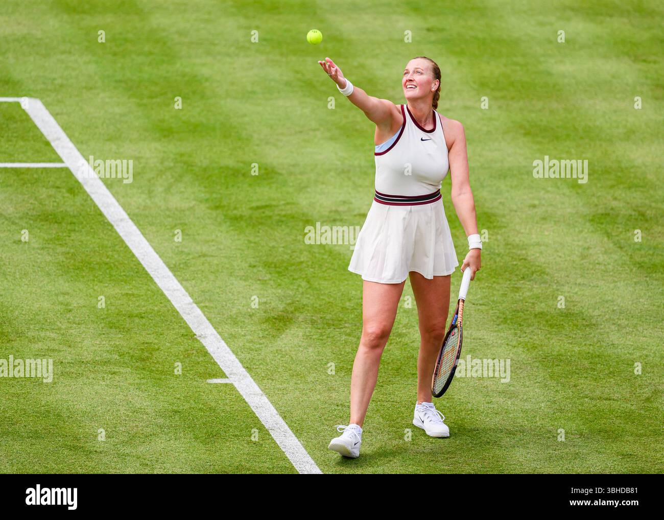 LONDRES, ROYAUME-UNI juin 09 : lors du match principal Draw de la WTA le troisième jour des Championnats HSBC 2025 au Queen's Club le lundi 09 juin 2025 à LONDRES, ROYAUME-UNI. Crédit : Taka Wu/Alamy Live News Banque D'Images