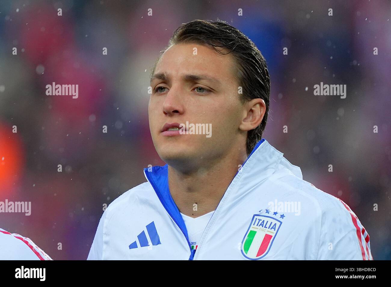 L'Italien Mateo Retegui lors du match de qualification de la Coupe du monde 2026 entre la Norvège et l'Italie au stade Ullevaal à Oslo, Norvège - vendredi 06 juin 2025 . Sport - Soccer (photo de Spada/LaPresse) Banque D'Images