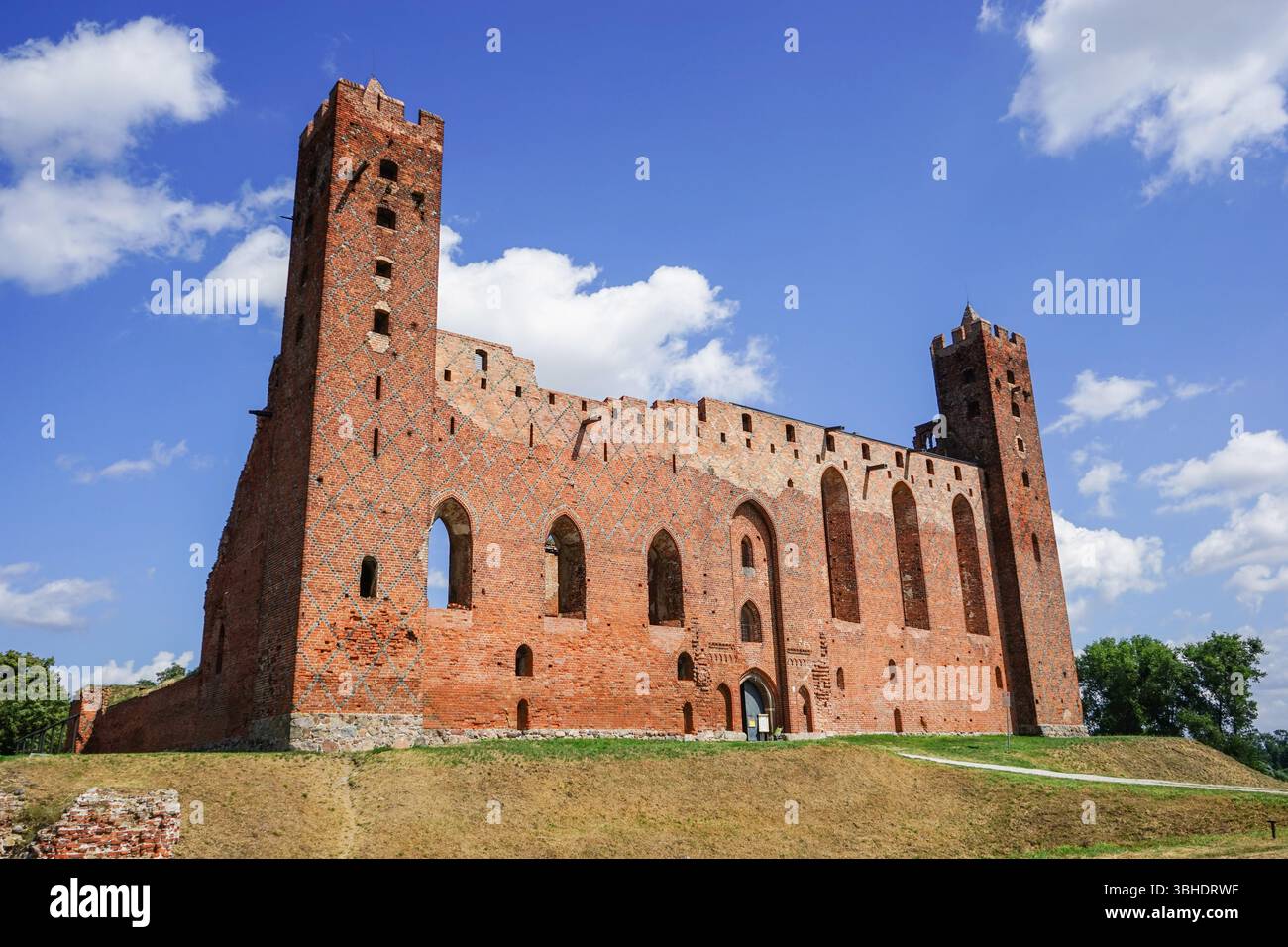 Château de Radzyń Chełmiński, Pologne Banque D'Images