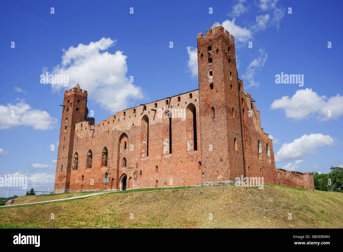 Château de Radzyń Chełmiński, Pologne Banque D'Images