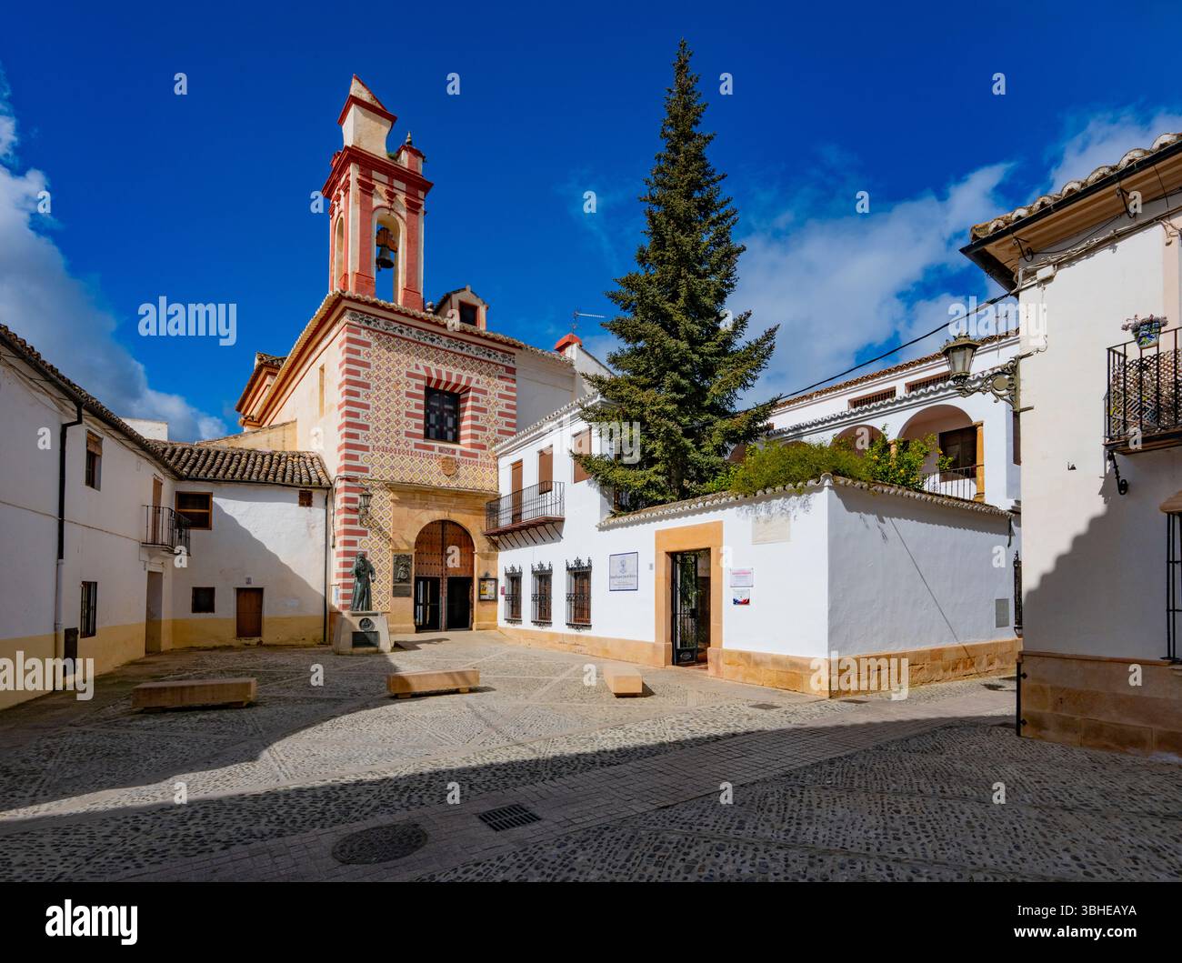Iglesia de Nuestra Senora de la Paz. L'église notre-Dame de la paix, Ronda Andalousie Espagne Banque D'Images