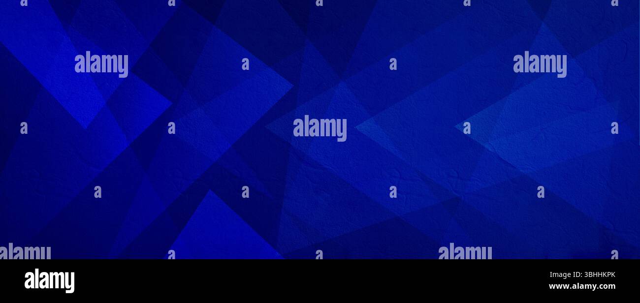 Fond bleu abstrait. Fond de triangle géométrique. Motif hexagonal . fond abstrait bleu moderne avec des lignes diagonales lumineuses élégantes. Banque D'Images