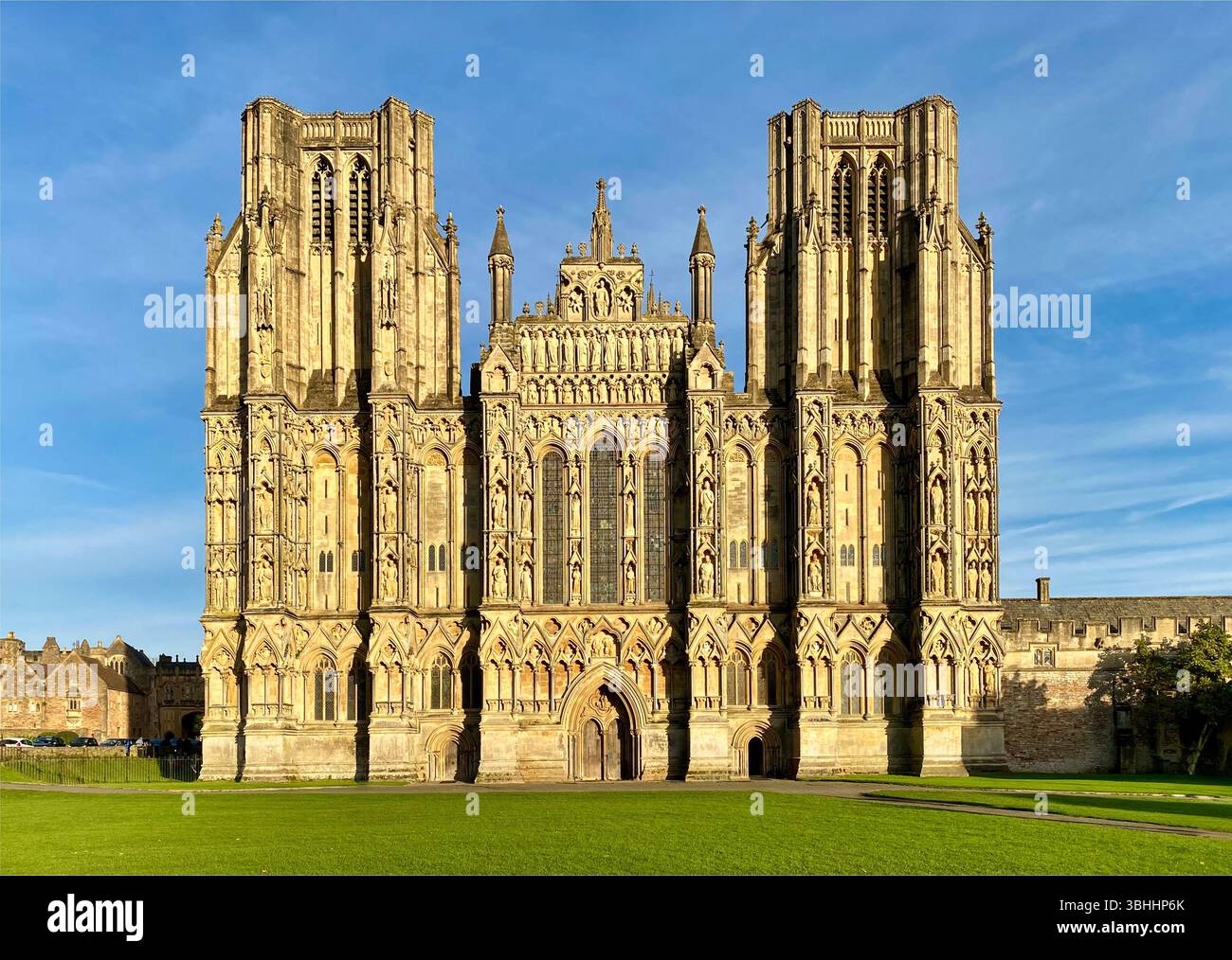 Cathédrale de Wells, Somerset, Royaume-Uni Banque D'Images