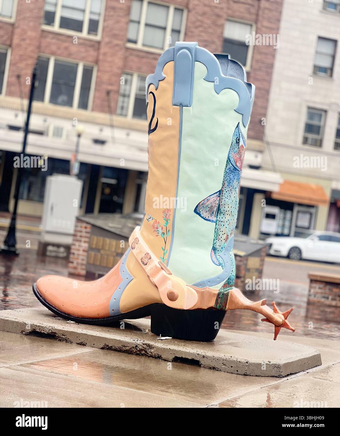 Bottes ! Cheyenne Wyoming États-Unis - Image de stock capturée avec un smartphone