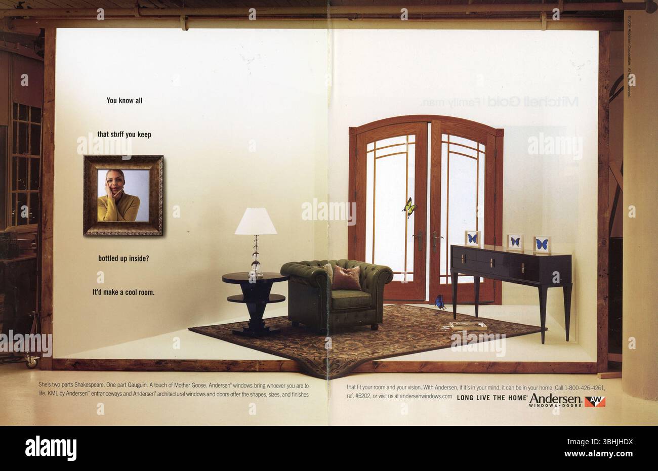 Vintage 'House & Garden' magazine, annonce du numéro de juillet 2005, États-Unis Banque D'Images