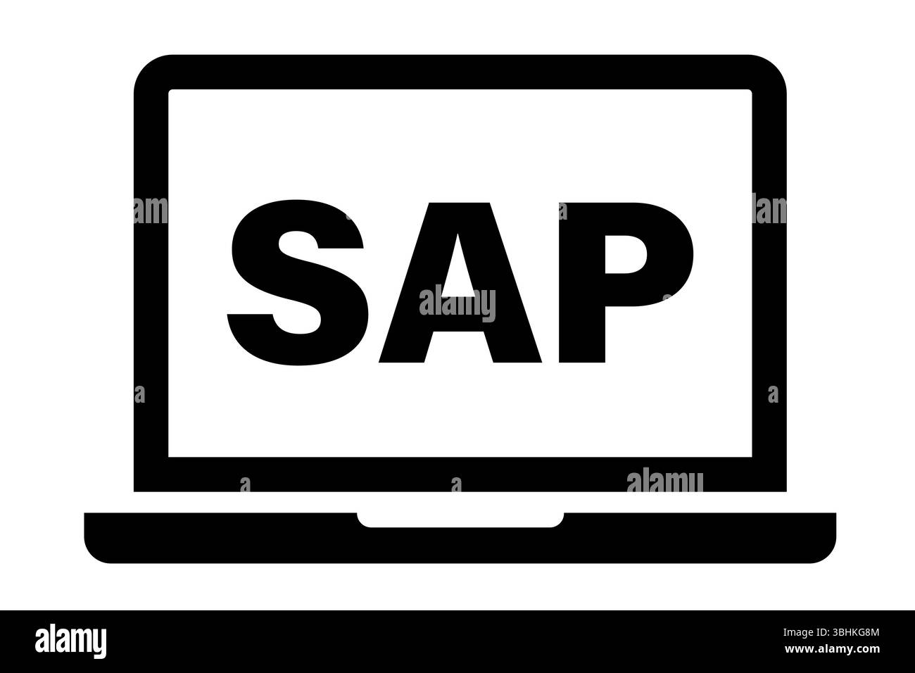 Jeu d'icônes d'ordinateur du navigateur SAP Illustration de Vecteur