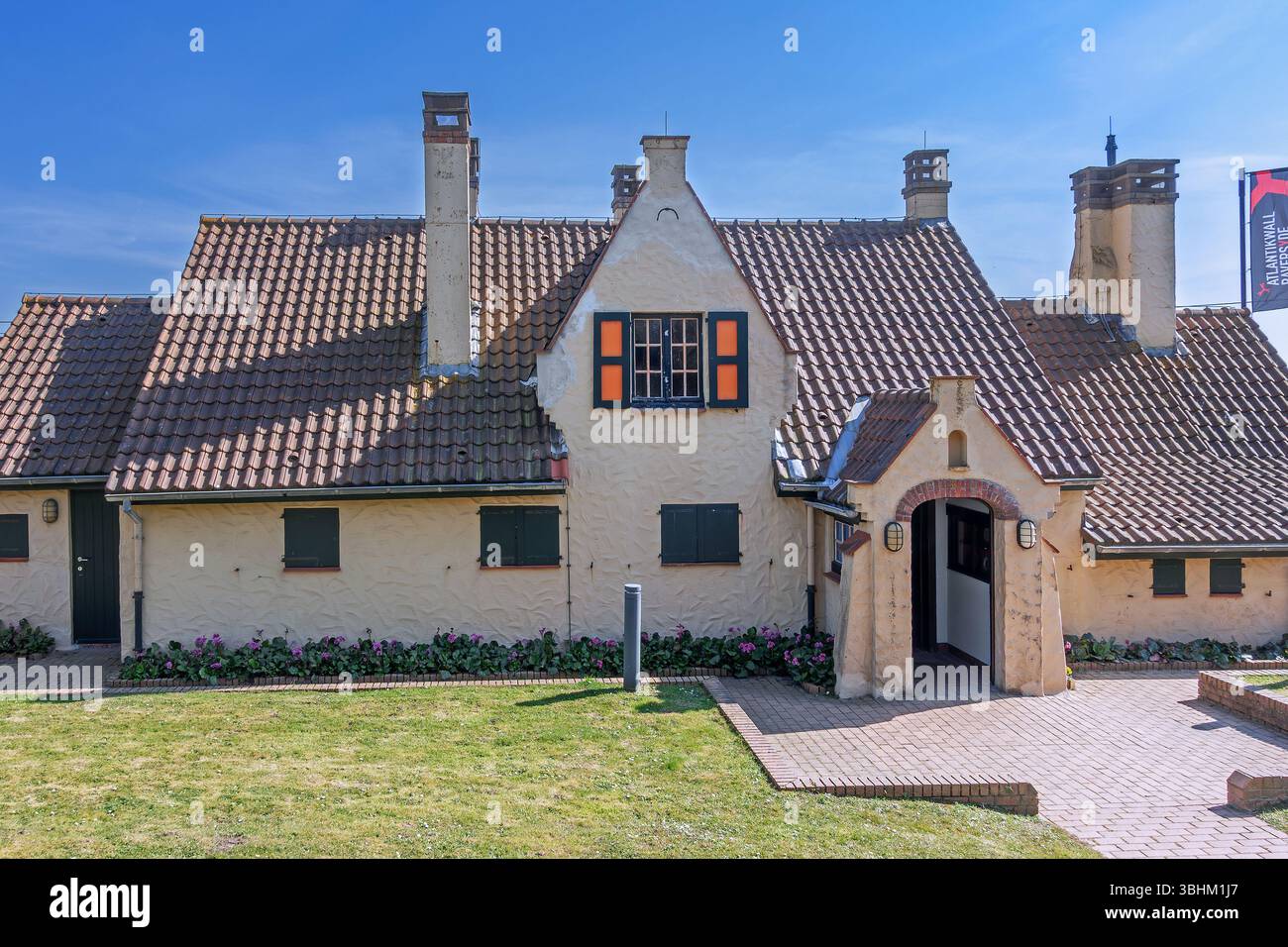 Villa du Prince Charles / Prins Karel, Comte de Flandre, membre de la famille royale belge et régent de Belgique de 1944 à 1950 Banque D'Images