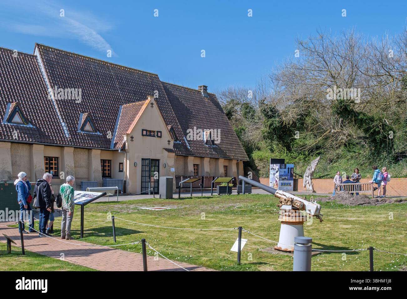 Villa du Prince Charles / Prins Karel, Comte de Flandre, membre de la famille royale belge et régent de Belgique de 1944 à 1950 Banque D'Images