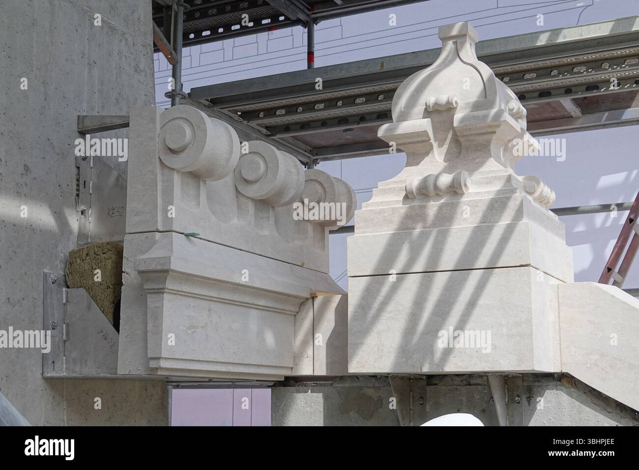 Budapest, Burghügel, Hauszmann Program, Erzherzog-Joseph-Palais, Teleki-Palais // Budapest, Castle Hill, programme Hauszmann, Teleki-Palace Banque D'Images