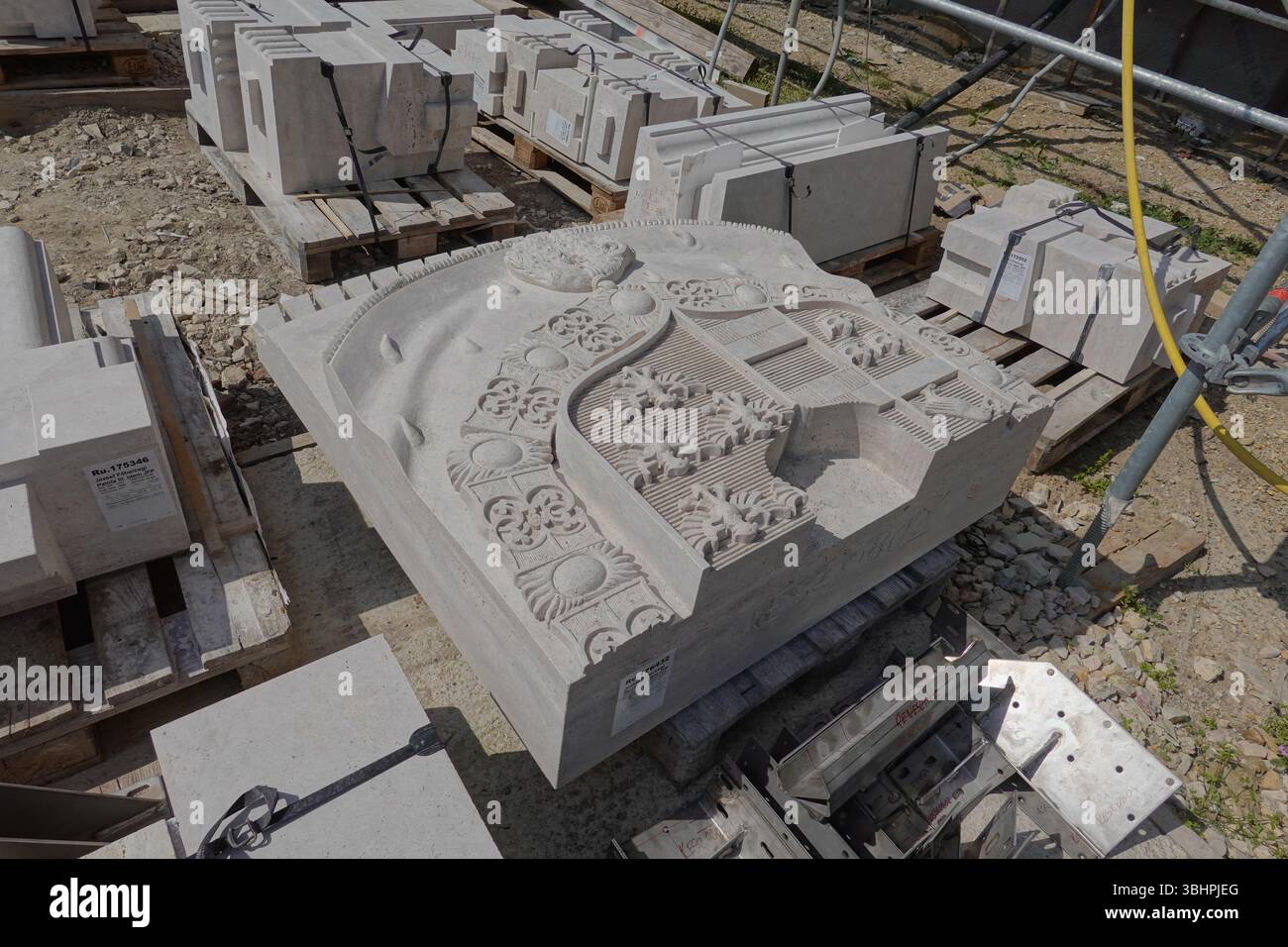 Budapest, Burghügel, Hauszmann Program, Erzherzog-Joseph-Palais, Teleki-Palais // Budapest, Castle Hill, programme Hauszmann, Teleki-Palace Banque D'Images