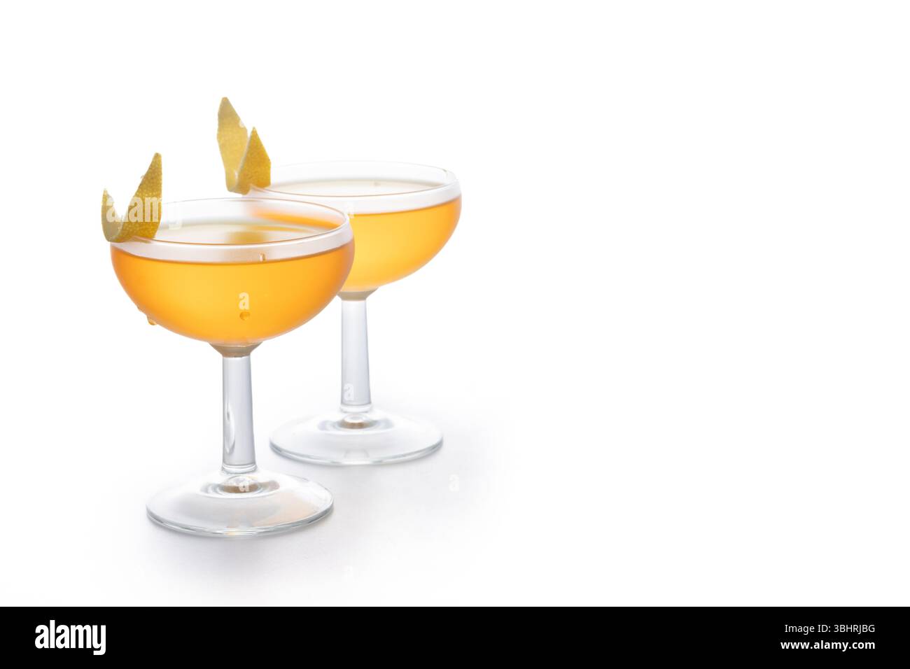 Cocktail d'avion de papier isolé sur fond blanc Banque D'Images