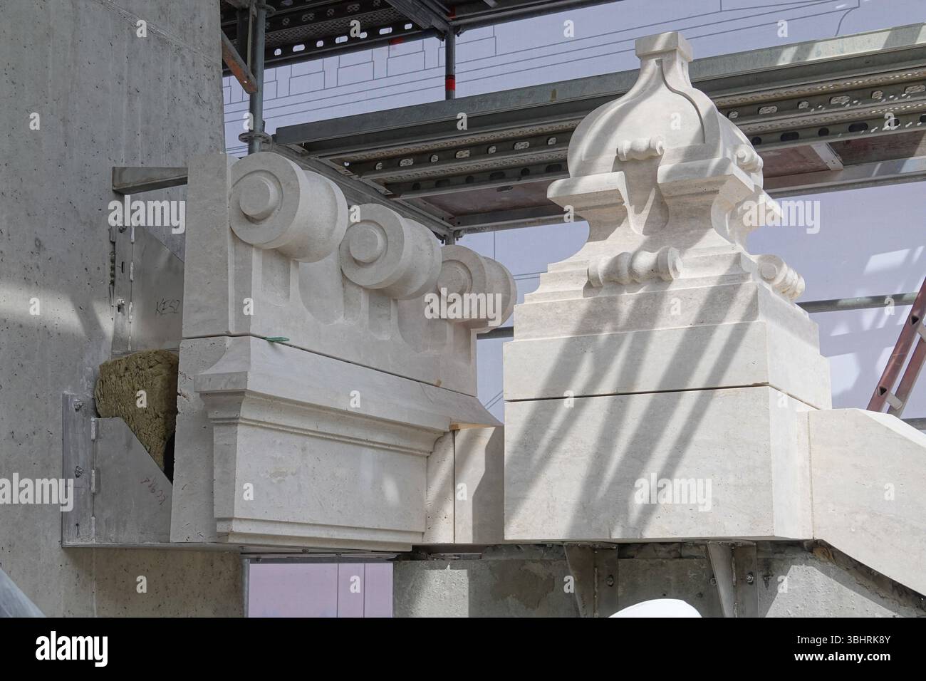 Budapest, Burghügel, Hauszmann Program, Erzherzog-Joseph-Palais, Teleki-Palais // Budapest, Castle Hill, Programme Hauszmann, Teleki-Palace *** Budapest Banque D'Images