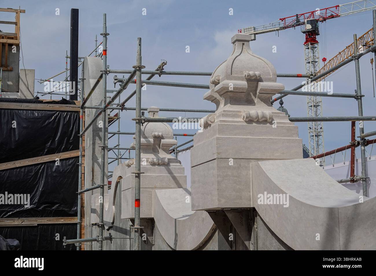 Budapest, Burghügel, Hauszmann Program, Erzherzog-Joseph-Palais, Teleki-Palais // Budapest, Castle Hill, Programme Hauszmann, Teleki-Palace *** Budapest Banque D'Images