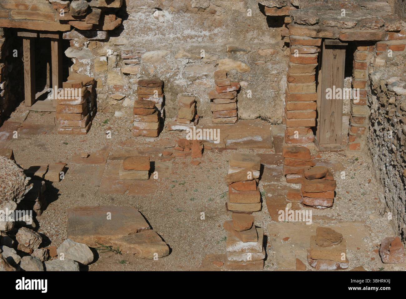 Villa 'Els Munts'. Était la résidence d'un haut fonctionnaire dans l'administration de Tarraco (Cayo Valerio Avieto, gouverneur de la province Hispaniae Cité Banque D'Images