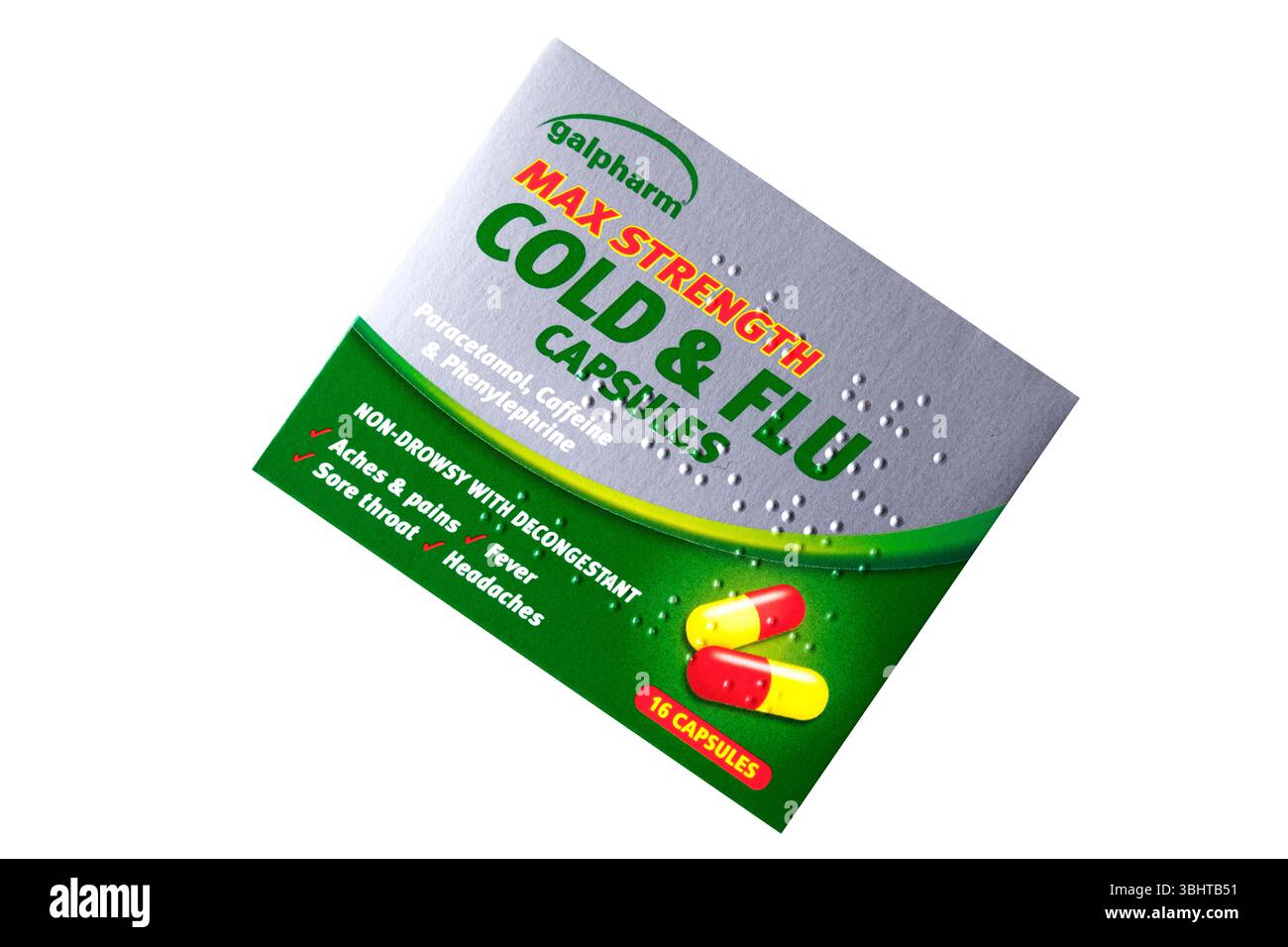 Londres Royaume-Uni, 11 juin 2025, Galpharm maximum Strength Cold et capsules de grippe Banque D'Images