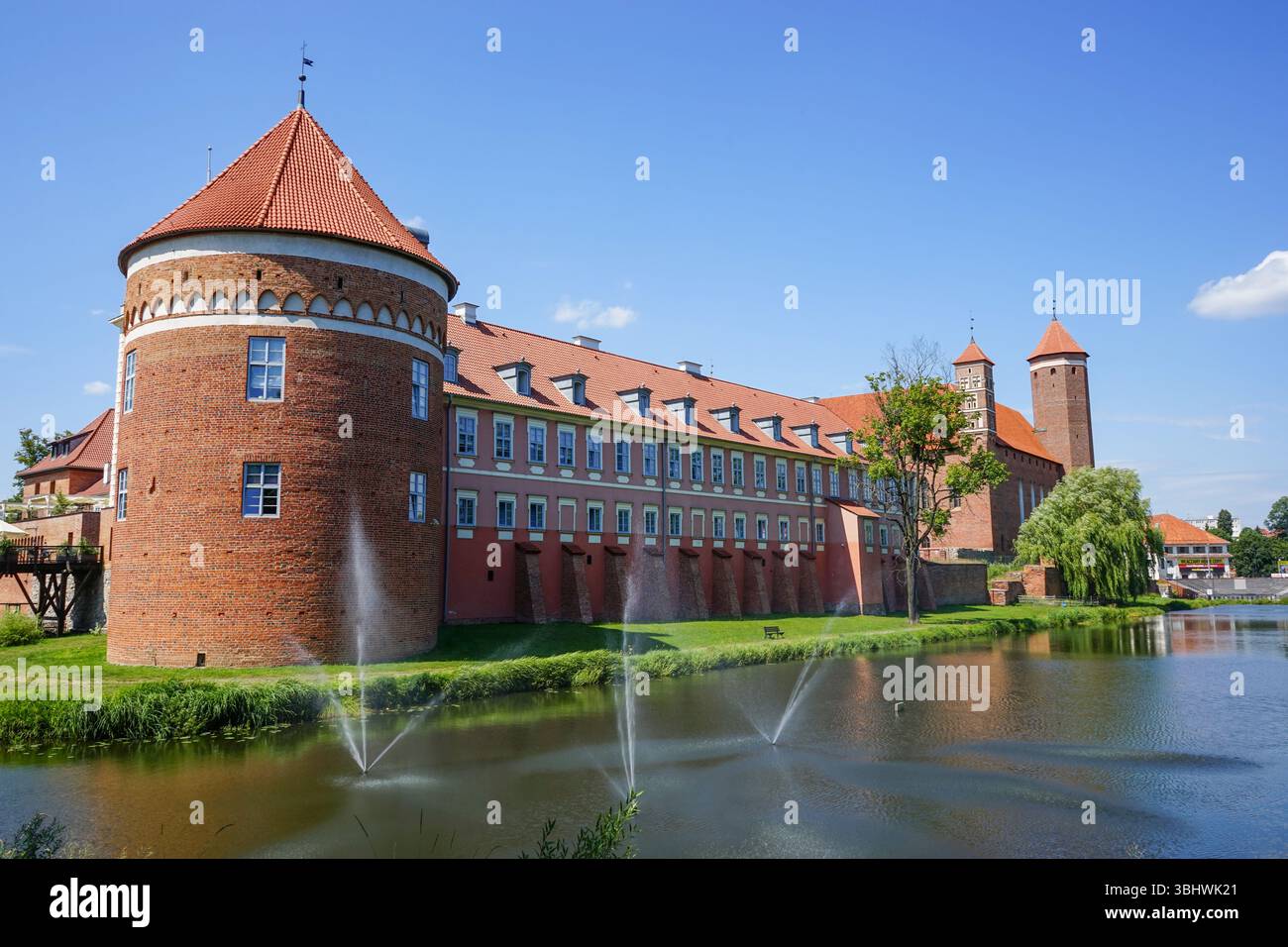 Hôtel Krasicki à Lidzbark Warmiński, Pologne Banque D'Images