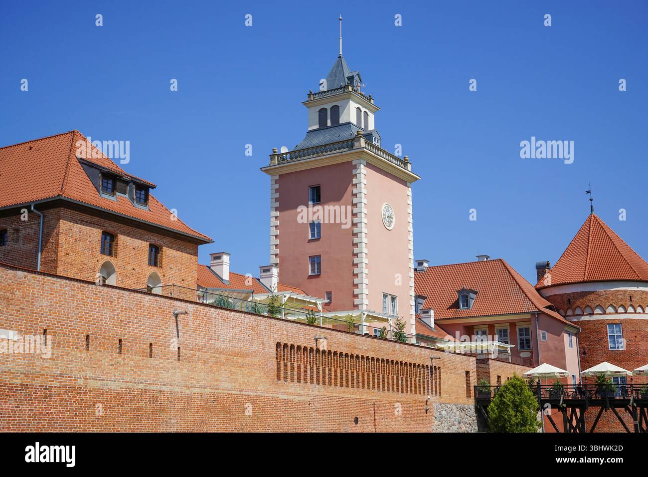 Hôtel Krasicki à Lidzbark Warmiński, Pologne Banque D'Images