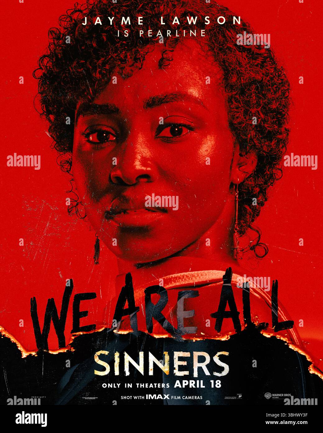 Sinners (2025) réalisé par Ryan Coogler et mettant en vedette Jayme Lawson dans le rôle de Pearline. Situé dans le Mississippi 1932, les frères jumeaux retournent dans leur ville natale en espérant un nouveau départ, seulement pour faire face à un mal surnaturel qui menace leur communauté. Affiche de personnage AMÉRICAINE À USAGE ÉDITORIAL EXCLUSIF. Crédit : BFA / Warner Bros Banque D'Images