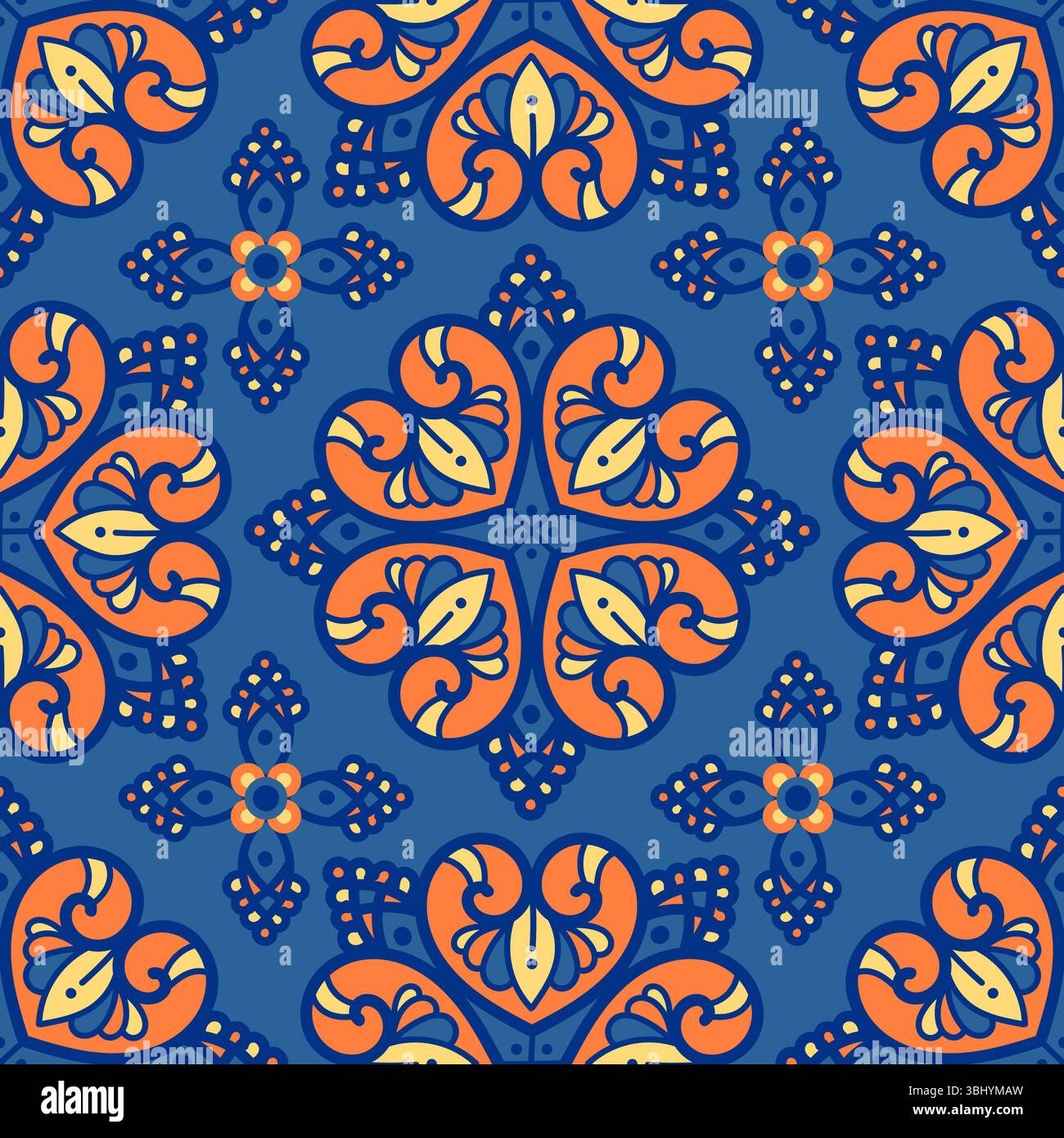 motif de répétition de gribouillage de ligne Illustration de Vecteur