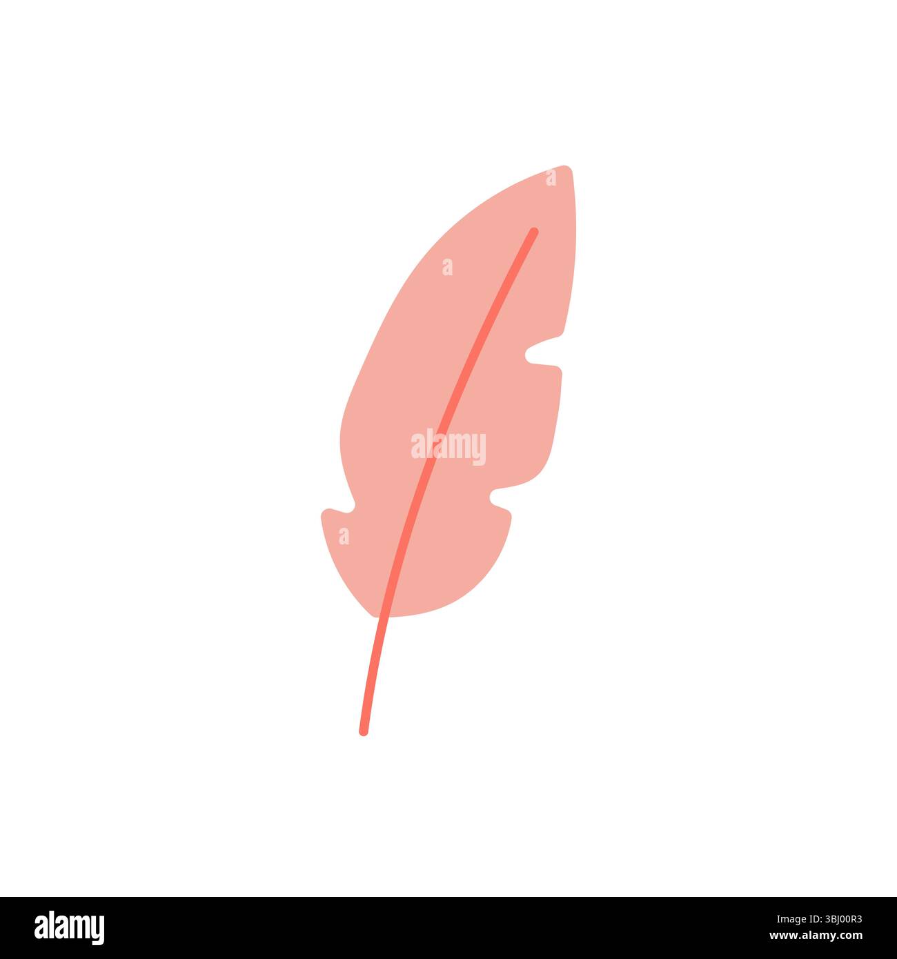 Illustration de plume rose simple avec des courbes douces. Élément bohémien doux et élégant pour des motifs sur le thème de la nature ou féminins. Illustration de Vecteur Illustration de plume rose simple avec des courbes douces. Élément bohémien doux et élégant pour des motifs sur le thème de la nature ou féminins. Illustration de Vecteur