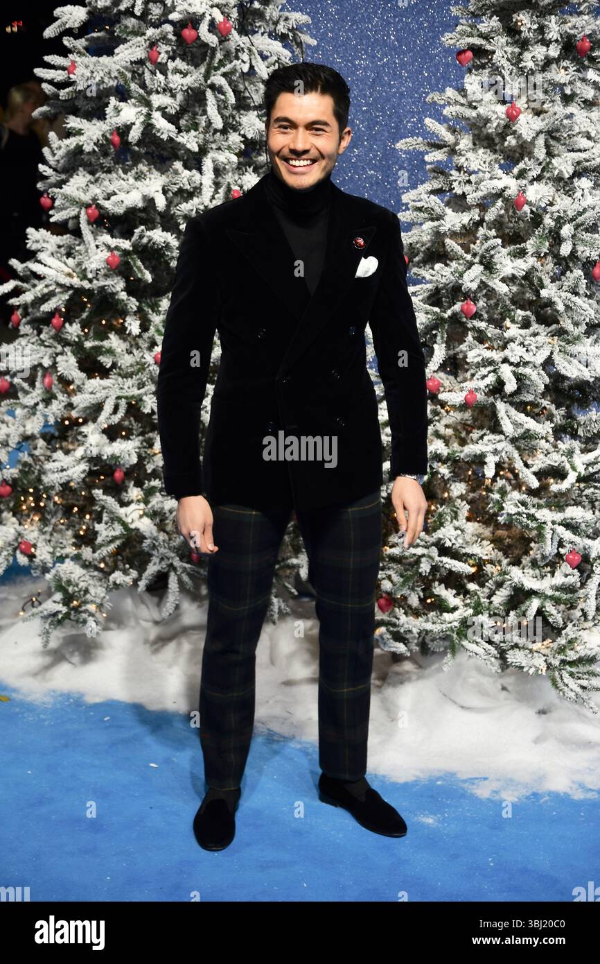 Henry Golding. « Last Christmas » - première britannique, BFI Southbank, Londres. ROYAUME-UNI Banque D'Images