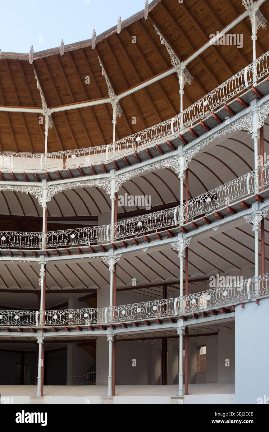 Le site Beti Jai est le dernier fronton de pelote basque du XIXe siècle à Madrid. Il a été déclaré bien de interés Cultural le 27 janvier 2011 et Banque D'Images