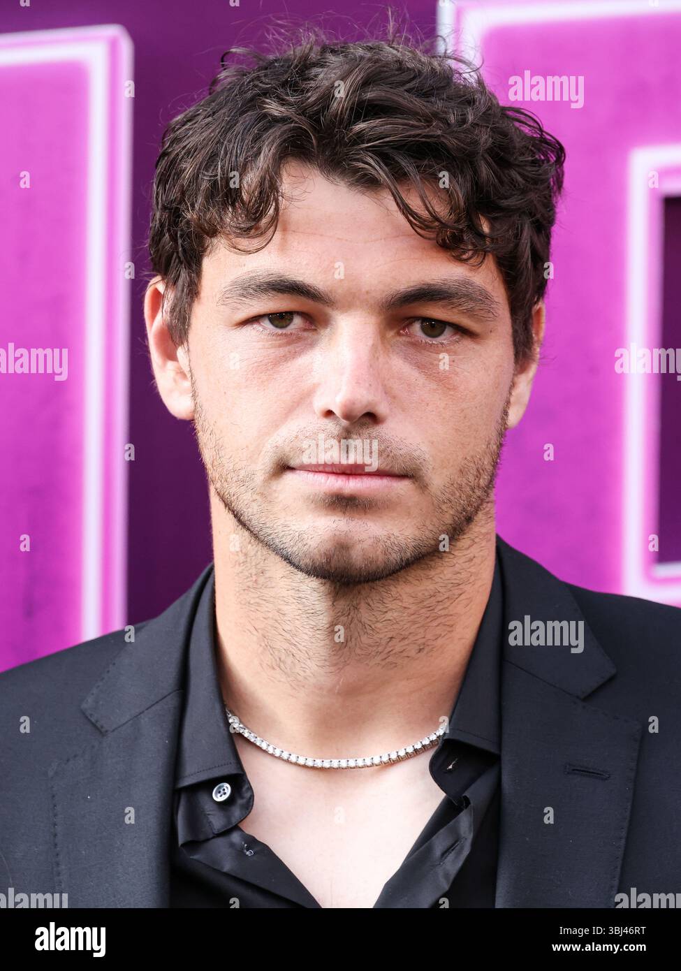 HOLLYWOOD, LOS ANGELES, CALIFORNIE, États-Unis - 03 JUIN : le joueur de tennis professionnel américain Taylor Harry Fritz arrive à la projection spéciale de Los Angeles de 'From the World of John Wick : Ballerina' de Lionsgate qui s'est tenue au TCL Chinese Theatre IMAX le 3 juin 2025 à Hollywood, Los Angeles, Californie, États-Unis. (Photo de Xavier Collin/image Press Agency) Banque D'Images