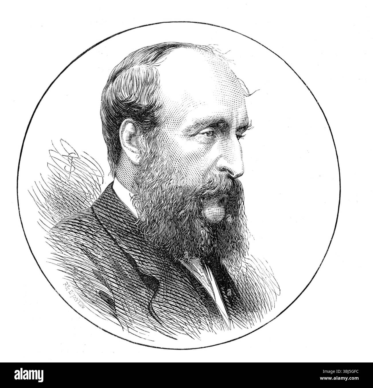 Portraits parlementaires : M. C. M. Palmer, député de Durham, 1874. Gravure d'après une photographie de MM. W. et D. Downey. M. Charles Mark Palmer, de Saltburn, Yorkshire... est lieutenant-colonel du 1st Durham Engineer Volunteers, magistrat pour la North Riding of Yorkshire et pour le comté de Durham, et largement engagé dans les affaires en tant que coalowner, constructeur de navires et maître de fer. Nous avons eu l'occasion de parler du grand établissement de sidérurgie et de construction de navires et de moteurs de Messrs Palmer et Co...Mr. Palmer, qui entre maintenant au Parlement, a été marié deux fois ; d'abord, Banque D'Images