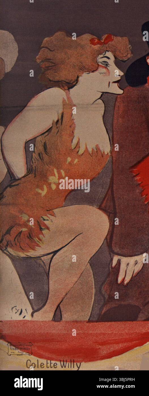 Portrait de Colette (1873-1954), c1909. Collection privée. Banque D'Images