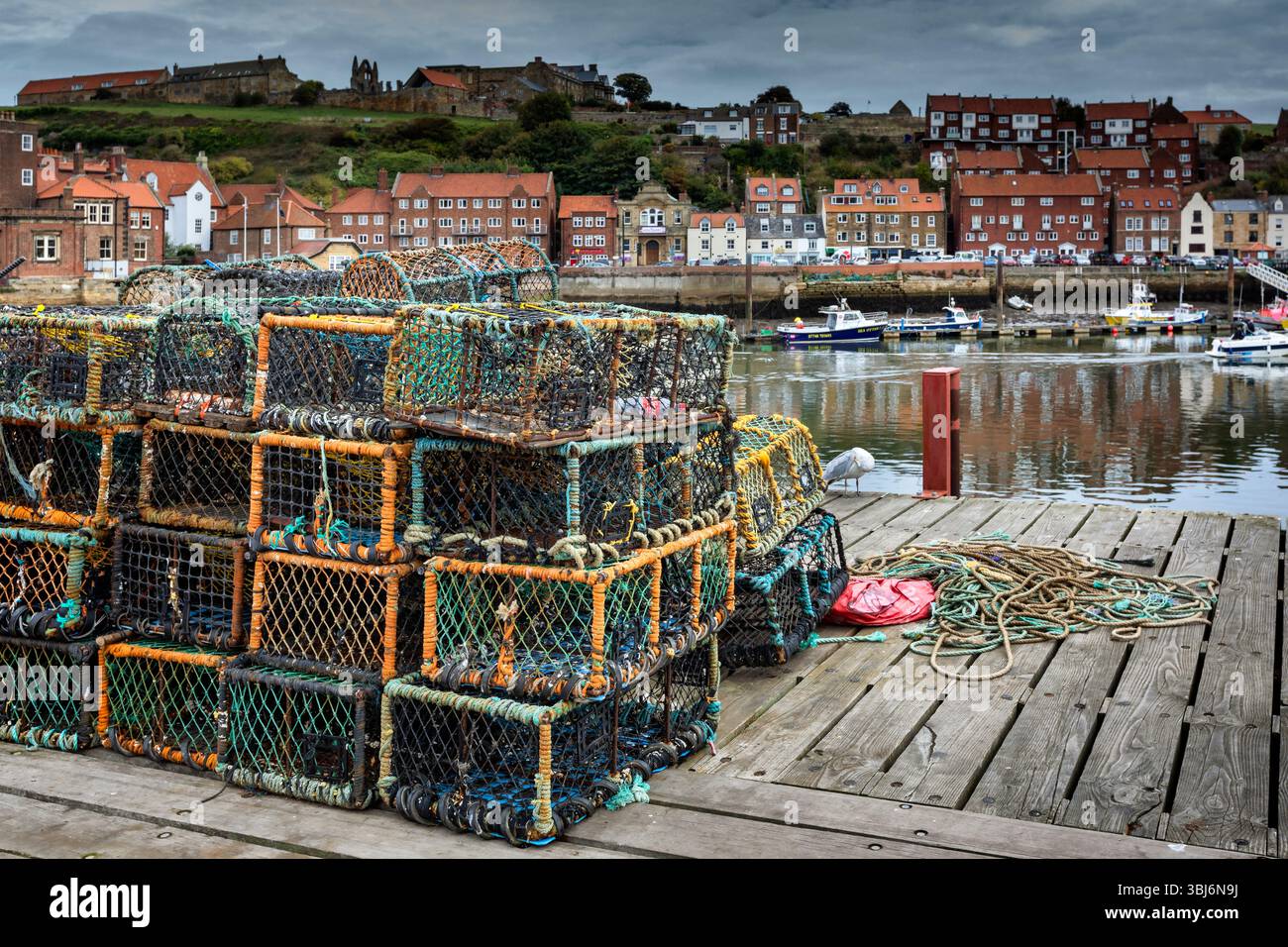 Whitby, une ville balnéaire du Yorkshire, au nord de l'Angleterre Banque D'Images