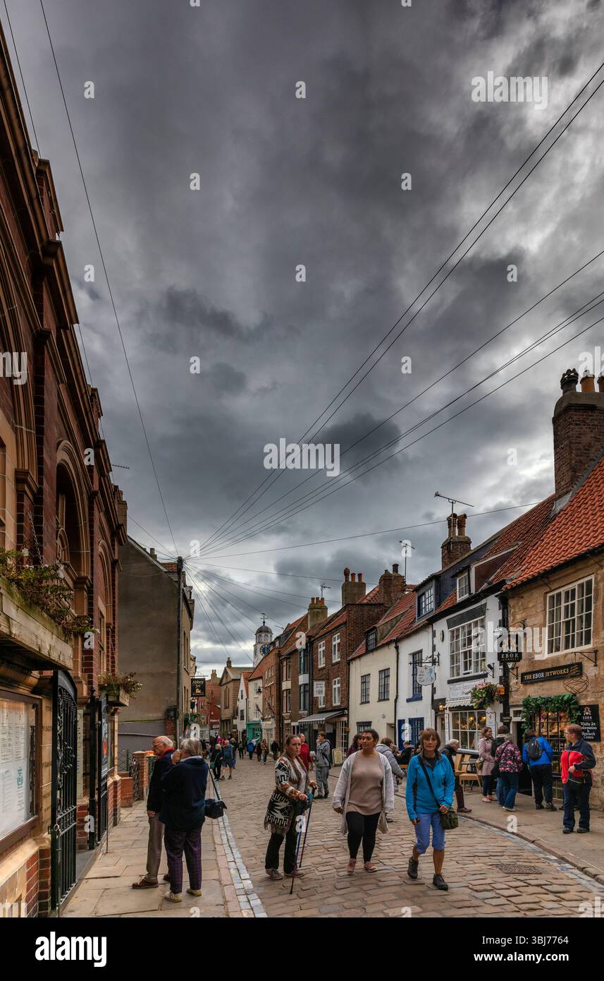 Whitby, une ville balnéaire du Yorkshire, au nord de l'Angleterre Banque D'Images