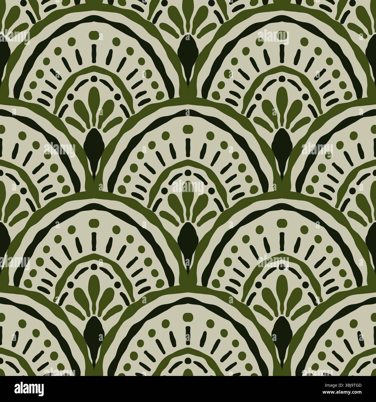 motif de répétition sans couture de gribouillage de ligne Illustration de Vecteur