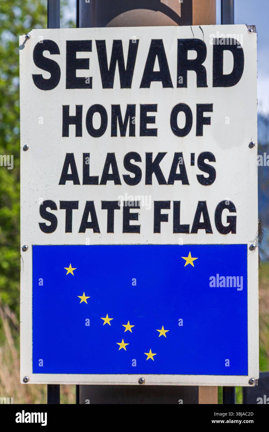 Signe, Seward, Alaska, USA Banque D'Images