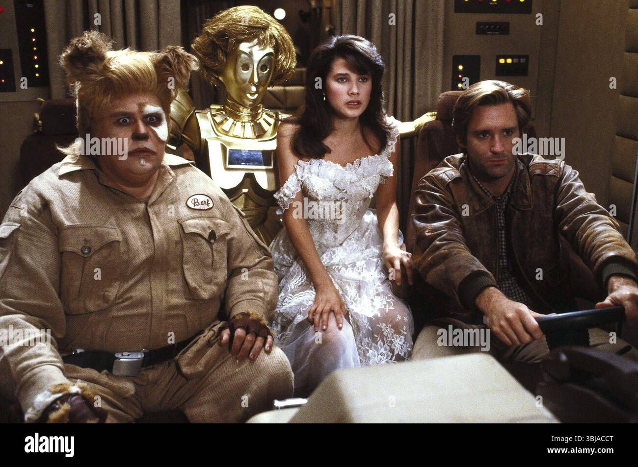 Spaceballs Bill Pullman, John Candy & Daphne Zuniga Banque D'Images