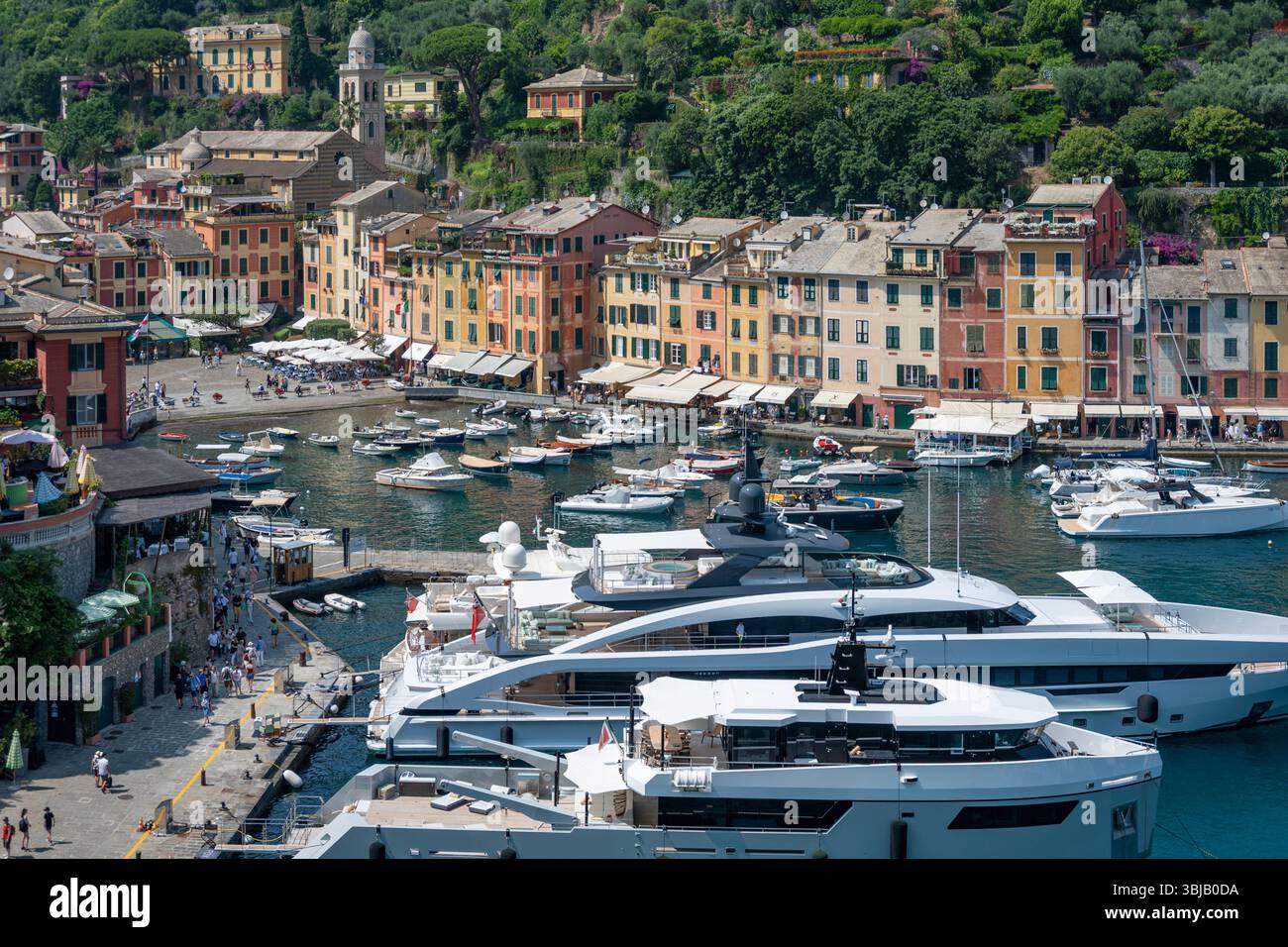 Marina à Portofino, Ligurie, Italie Banque D'Images