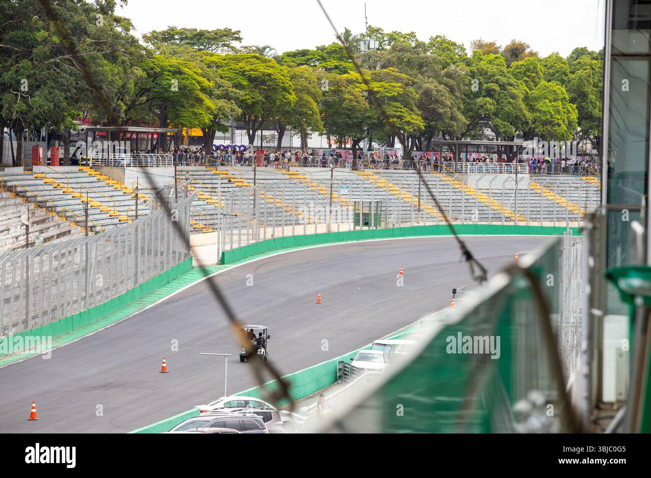 Interlagos Racetrack à São Paulo, Brésil - 28 mars 2025 : images du principal circuit brésilien, très célèbre pour la course de formule 1 à São Paulo. Banque D'Images